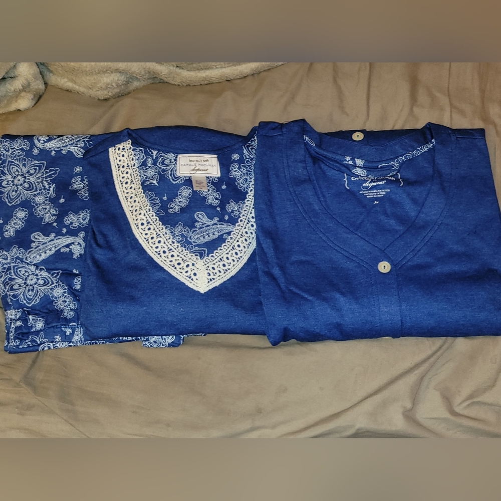 NIB Carole Hochman 3 piece sleepwear set. Size 3x